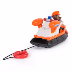 PAW Patrol Fire Rescue: Zuma Rescue Fire Boat with Action Figure, Launching Lifesaver, Raccoon & Toy Boat, Kids Toys for Boys & Girls Ages 3 and Up - Additional view 2