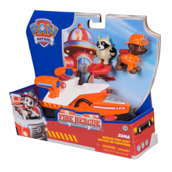 PAW Patrol Fire Rescue: Zuma Rescue Fire Boat with Action Figure, Launching Lifesaver, Raccoon & Toy Boat, Kids Toys for Boys & Girls Ages 3 and Up - Additional view 5