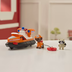 PAW Patrol Fire Rescue: Zuma Rescue Fire Boat with Action Figure, Launching Lifesaver, Raccoon & Toy Boat, Kids Toys for Boys & Girls Ages 3 and Up - Additional view 6