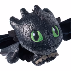 Dreamworks Dragons How to Train Your Dragon, Hug and Glide Toothless Plush Toy, 12” Dragon Stuffed Animal, Kids Toys for Boys Ages 4 and Up