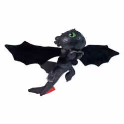 Dreamworks Dragons How to Train Your Dragon, Hug and Glide Toothless Plush Toy, 12” Dragon Stuffed Animal, Kids Toys for Boys Ages 4 and Up - Additional view 6