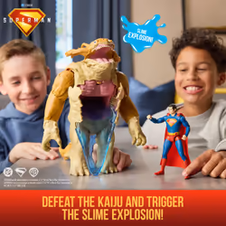 DC Comics , SUPERMAN, Superman Vs. Kaiju Slime Battle, Action Figure with GiantKids Playset, Super Heroes Toys for Boys and Girls Ages 4 and Up - Additional view 4