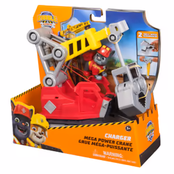 Rubble & Crew Charger's Mega Power Crane, Toy Truck with Charger Figure & 2 Detachable Tools, PAW Patrol Kids Toys for Boys & Girls Ages 3 and Up - Additional view 5