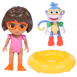 Dora, Splash-Splash Adventure Pack, with Dora & Boots Toy Figures & Accessories, Kids Toys for Girls & Boys Ages 3 and Up - Additional view 2