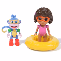 Dora, Splash-Splash Adventure Pack, with Dora & Boots Toy Figures & Accessories, Kids Toys for Girls & Boys Ages 3 and Up - Additional view 3