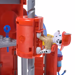 PAW Patrol Fire Rescue Command Center with Marshall Figure, Rescue Fire Truck, Lights, Launcher & Sound Fx, Kids Toys for Boys & Girls Ages 3 and Up