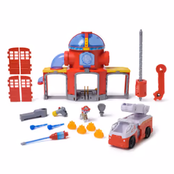 PAW Patrol Fire Rescue Command Center with Marshall Figure, Rescue Fire Truck, Lights, Launcher & Sound Fx, Kids Toys for Boys & Girls Ages 3 and Up - Additional view 5