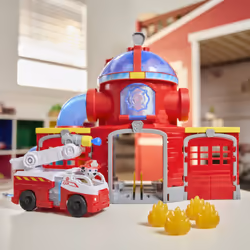 PAW Patrol Fire Rescue Command Center with Marshall Figure, Rescue Fire Truck, Lights, Launcher & Sound Fx, Kids Toys for Boys & Girls Ages 3 and Up - Additional view 6