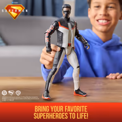 DC Comics , SUPERMAN Mr Terrific 12-inch Superhero Action Figure, Kids Toys for Boys and Girls Pretend Play, For Ages 4 and Up - Additional view 2