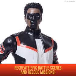DC Comics , SUPERMAN Mr Terrific 12-inch Superhero Action Figure, Kids Toys for Boys and Girls Pretend Play, For Ages 4 and Up - Additional view 4