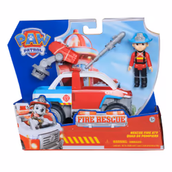 PAW Patrol Fire Rescue Fire ATV with Collectible Ryder Action Figure & 7-Inch ATV with Drone Launcher, Kids Toys for Boys & Girls Ages 3 and Up - Additional view 5
