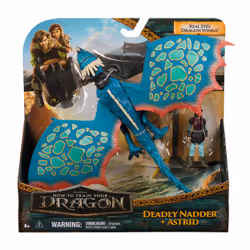 Dreamworks Dragons, How to Train Your Dragon, Deadly Nadder & Astrid, Viking Duo Action Figures, Kids Toys for Boys Ages 4 an ...