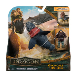 Dreamworks Dragons, How to Train Your Dragon, Gronckle & Fishlegs, Viking Duo Action Figures, Kids Toys for Boys Ages 4 and up