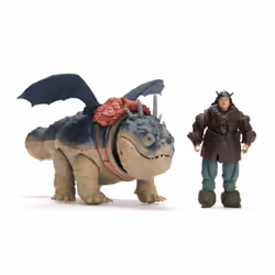 Dreamworks Dragons, How to Train Your Dragon, Gronckle & Fishlegs, Viking Duo Action Figures, Kids Toys for Boys Ages 4 and up