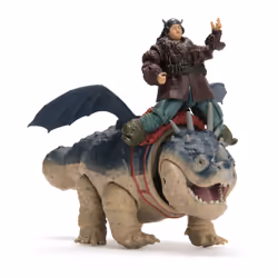 Dreamworks Dragons, How to Train Your Dragon, Gronckle & Fishlegs, Viking Duo Action Figures, Kids Toys for Boys Ages 4 and up - Additional view 4
