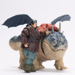 Dreamworks Dragons, How to Train Your Dragon, Gronckle & Fishlegs, Viking Duo Action Figures, Kids Toys for Boys Ages 4 and up - Additional view 6