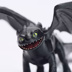 Dreamworks Dragons, How to Train Your Dragon, Toothless 9” Dragon Action Figure, Kids Toys for Boys Ages 4 and up