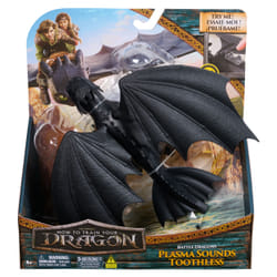 Dreamworks Dragons, Battle Dragons, Plasma Sounds Night Fury, 13” Action Figure, Kids Toys for Boys & Girls Ages 4 and up