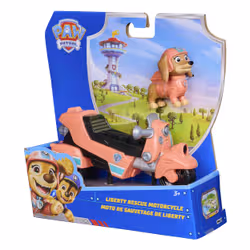 PAW Patrol , Liberty Rescue Motorcycle, Toy Bike with Collectible Action Figure, Sustainably Minded Kids Toys for Boys & Girls Ages 3 and Up - Additional view 7