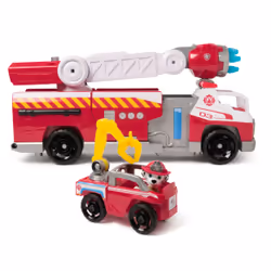 PAW Patrol Fire Rescue: Rapid Reload Fire Truck with Marshall Figure, Quick-Fire Launcher, Lights & Sounds, Kids Toys for Boys & Girls Ages 3 and Up - Additional view 3