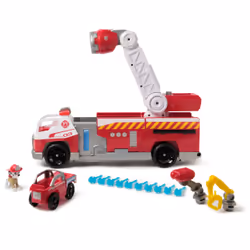 PAW Patrol Fire Rescue: Rapid Reload Fire Truck with Marshall Figure, Quick-Fire Launcher, Lights & Sounds, Kids Toys for Boys & Girls Ages 3 and Up - Additional view 4