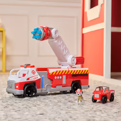 PAW Patrol Fire Rescue: Rapid Reload Fire Truck with Marshall Figure, Quick-Fire Launcher, Lights & Sounds, Kids Toys for Boys & Girls Ages 3 and Up - Additional view 6