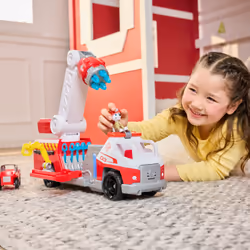 PAW Patrol Fire Rescue: Rapid Reload Fire Truck with Marshall Figure, Quick-Fire Launcher, Lights & Sounds, Kids Toys for Boys & Girls Ages 3 and Up - Additional view 7