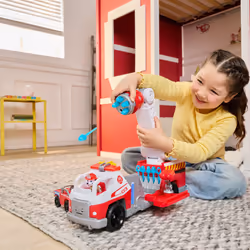 PAW Patrol Fire Rescue: Rapid Reload Fire Truck with Marshall Figure, Quick-Fire Launcher, Lights & Sounds, Kids Toys for Boys & Girls Ages 3 and Up - Additional view 8