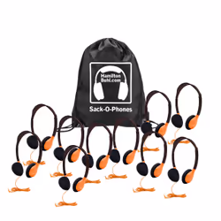 HamiltonBuhl SOP-HA2ORG headphones/headset Wired Head-band Music/Everyday Black, Orange