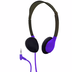 HamiltonBuhl SOP-HA2PPL, Wired, Education, 50 - 16000 Hz, 68 g, Headphones, Black, Purple