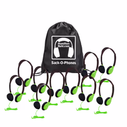 HamiltonBuhl SOP-HA2GRN headphones/headset Wired Head-band Music/Everyday Green