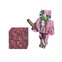 Minecraft Zombie Pigman, Collectible figure, Video game