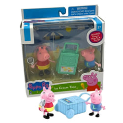 Peppa Pig 3" 2-Pk Figures. 4 Sets to Choose - Ice Cream Time