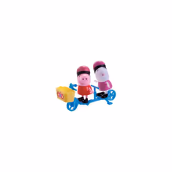 Peppa Pig 3" 2-Pk Figures. 4 Sets to Choose - Cycling with Friends