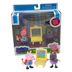 Peppa Pig 3" 2-Pk Figures. 4 Sets to Choose - Painting Class