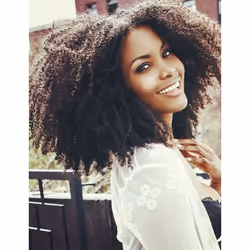 Luwigs Afro Kinky Curly 4B 4C Hair Extensions One Bundle Hair Weave Human Hair Bundles Afro Kinkys Curly Hair Bundles Natural ...