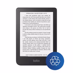 Rakuten Kobo Clara 2E, 15.2 cm (6"), E Ink Carta, 1448 x 1072 pixels, FlePub, EPUB3, CBR, CBZ, HTML, MOBI, PDF, RTF, TXT, ePu ...