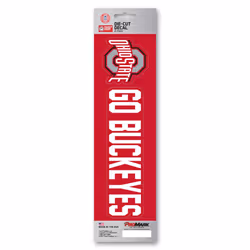 FANMATS 61423 Ohio State Buckeyes 2 Piece Team Slogan Decal Sticker Set