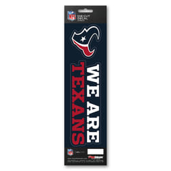 Fanmats  NFL - Houston Texans Team Slogan Decal