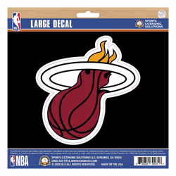 FANMATS 63239 Miami Heat Large Decal Sticker