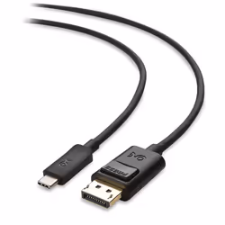 Cable Matters USB C to DisplayPort Cable (USB-C to DisplayPort Cable/USB C to DP Cable) Supporting 4K 60Hz Black 1.8m - Thund ...