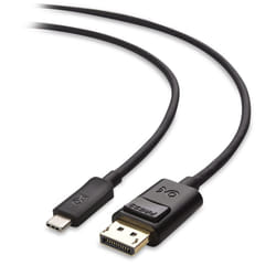 Cable Matters USB C to DisplayPort Cable (USB-C to DisplayPort Cable/USB C to DP Cable) Supporting 4K 60Hz Black 1.8m - Thunderbolt 3 Port...