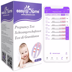 25 x Pregnancy Test Strips for Early Detection 10 MIU/ml, Fertility Test Kit, 25 HCG Tests