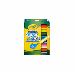 Crayola 58-8106 20CT Super Tips Washable Marker (Pack of 2)