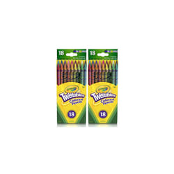 Crayola 18ct Twistables Colored Pencils (2 Pack)