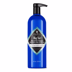 Jack Black Big Sir Hair & Body Cleanser  33 Fl Oz - Marine Accord & Amber - Mens Body Wash  Shampoo Wash  Dual-Purpose Mens C ...