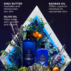 Jack Black Blue Midnight Hair & Body Cleanser  33 Fl Oz - Black Pepper & Lavender - Mens Body Wash  Shampoo Wash  Dual-Purpose Mens Cleanser  Wash Awa
