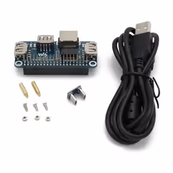 Waveshare Ethernet/USB HUB HAT for Raspberry Pi, 1x RJ45 Ethernet Port Based on RTL8152B Chip, 3x USB Ports Perfectly Fit the ...