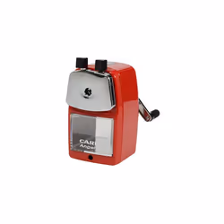 CARL Angel Manual Pencil Sharpener, Red