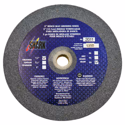 Shark Shark 2011 5-Inch by 0.5-Inch by 0.5-Inch Bench Seat Grinding Wheel  Grit-60